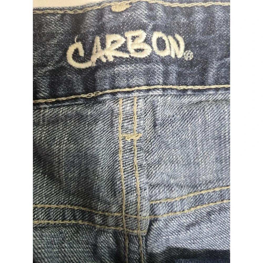 Carbon Jeans Mens  Blue 36x32 Denim Straight Jeans. They Do  Not Measure Tag Sz